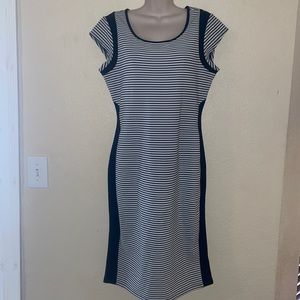 Material Girl Body Con Midi Dress